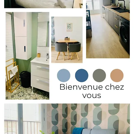 شقة Cocon Lumineux Centre, Gare 10min, Wifi , 4p
