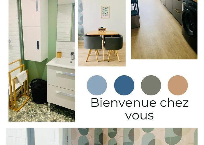 Apartment Cocon Lumineux Centre, Gare 10min, Wifi , 4p