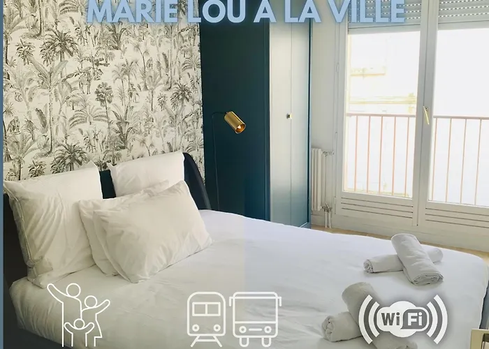 Cocon Lumineux Centre, Gare 10min, Wifi , 4p Apartment Angouleme